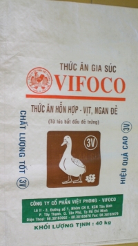 Animal feed packaging